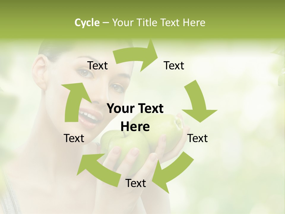 Green Nature Smile PowerPoint Template