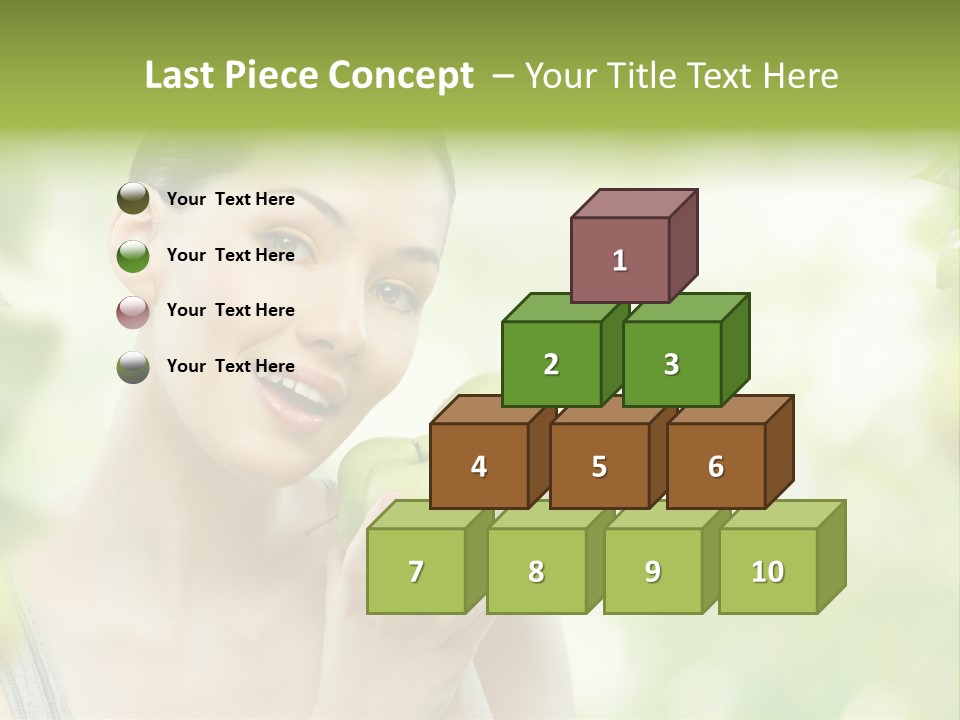 Green Nature Smile PowerPoint Template