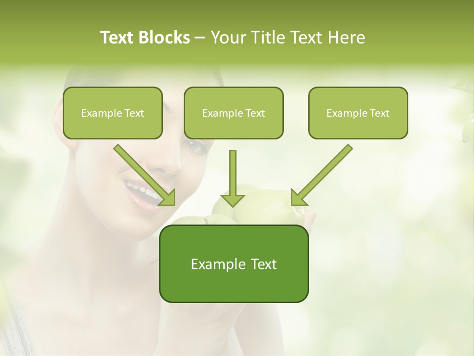 Green Nature Smile PowerPoint Template