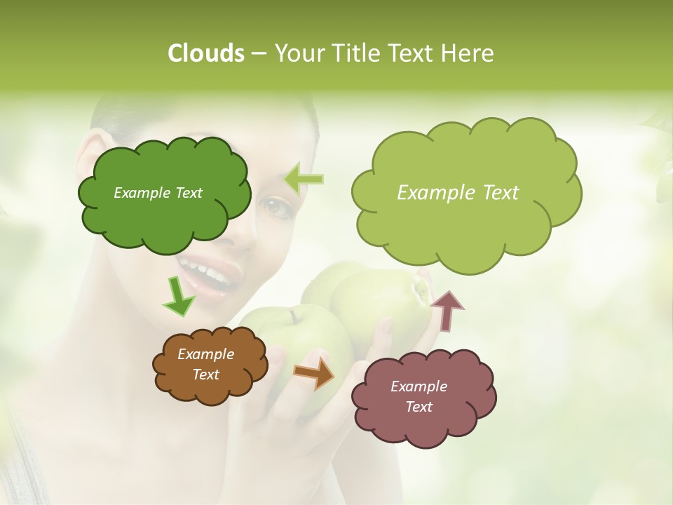 Green Nature Smile PowerPoint Template