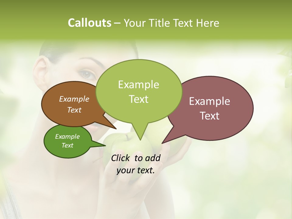 Green Nature Smile PowerPoint Template