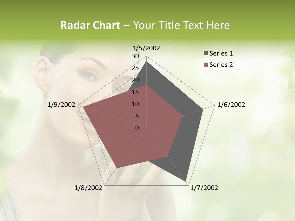 Green Nature Smile PowerPoint Template