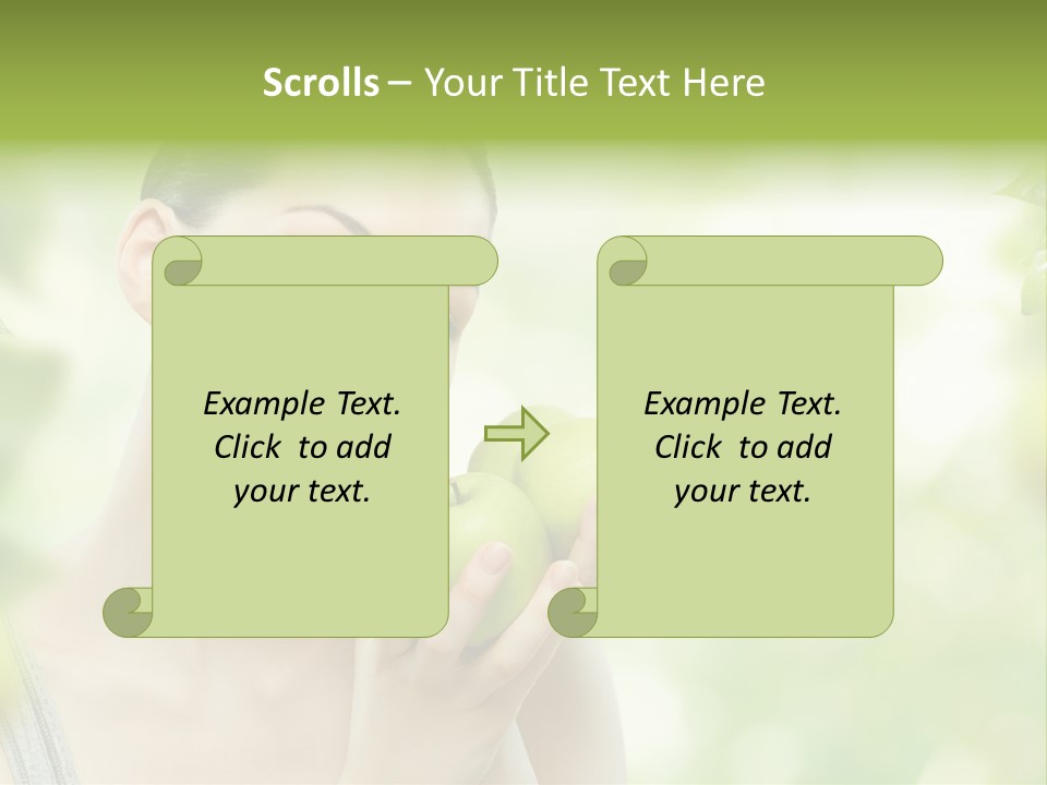 Green Nature Smile PowerPoint Template