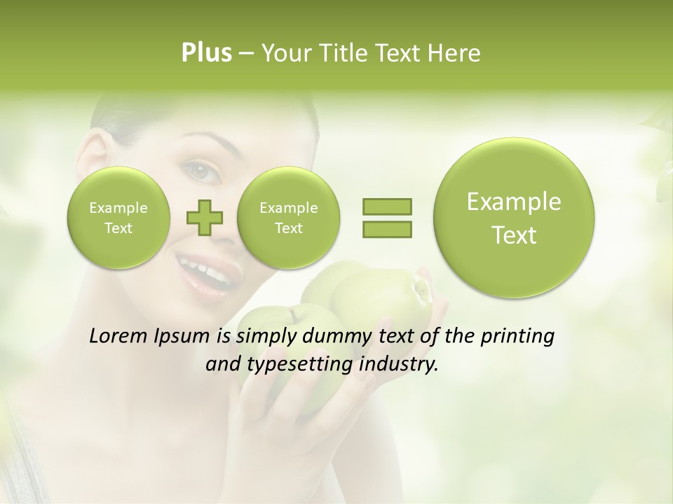 Green Nature Smile PowerPoint Template