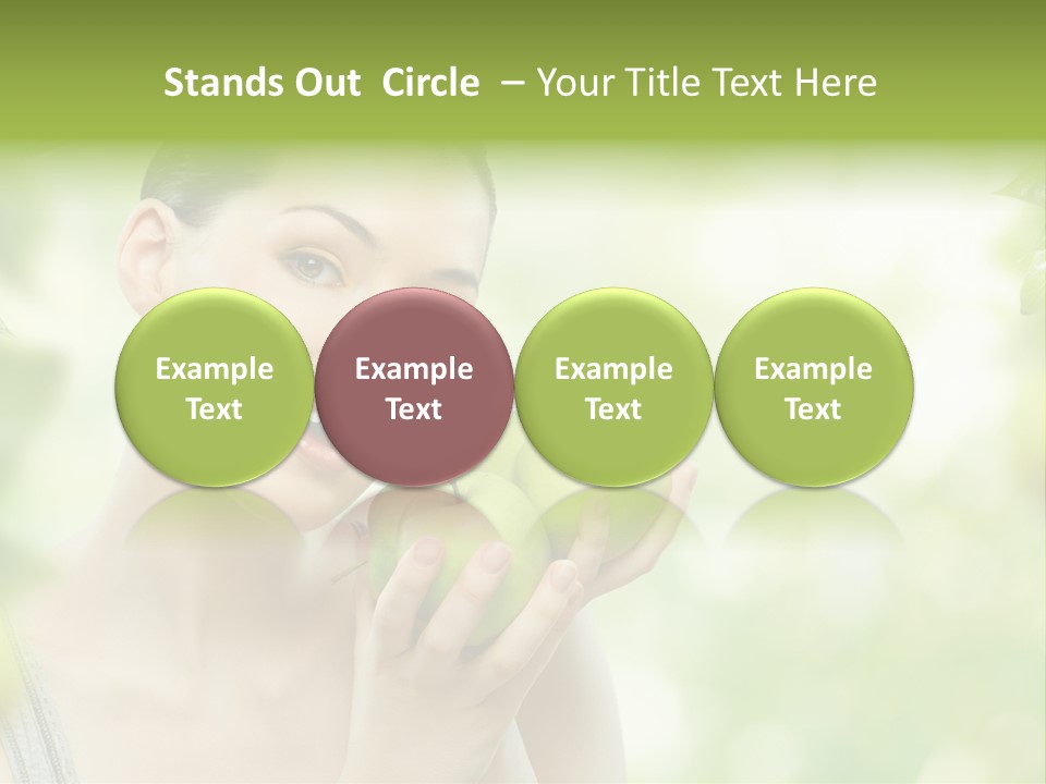 Green Nature Smile PowerPoint Template