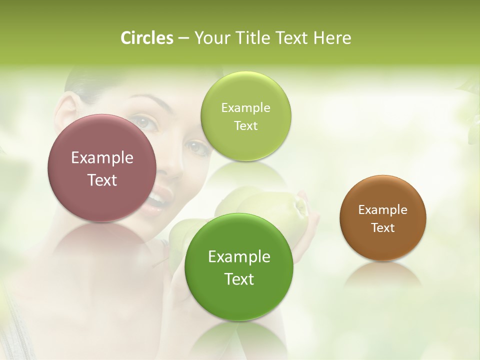 Green Nature Smile PowerPoint Template