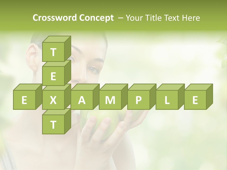 Green Nature Smile PowerPoint Template