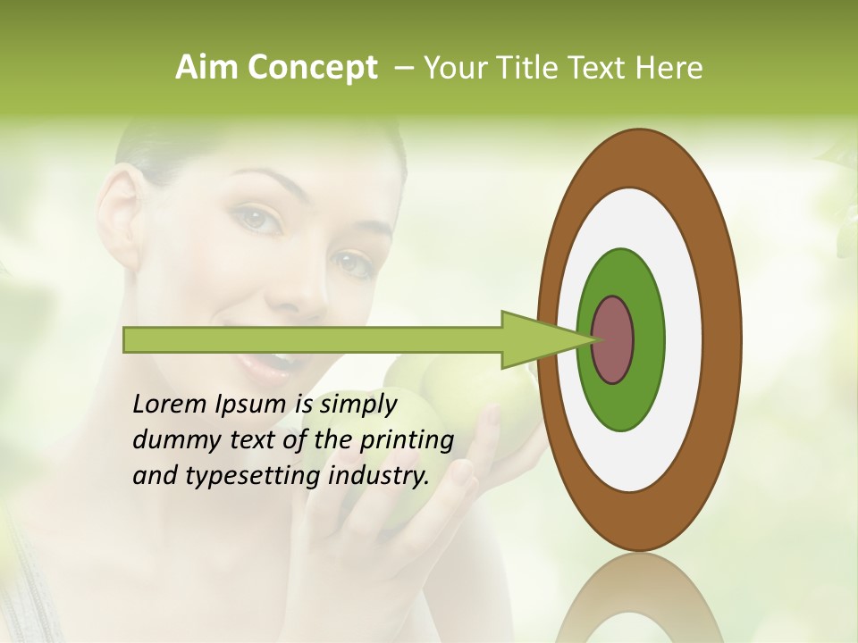 Green Nature Smile PowerPoint Template