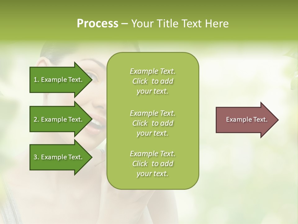Green Nature Smile PowerPoint Template