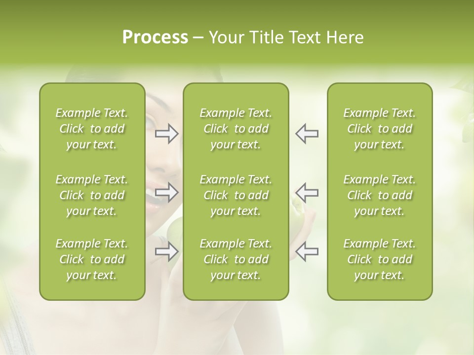 Green Nature Smile PowerPoint Template