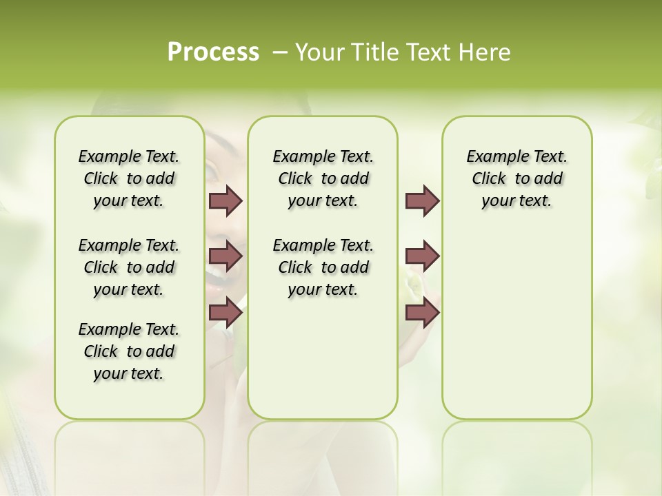 Green Nature Smile PowerPoint Template