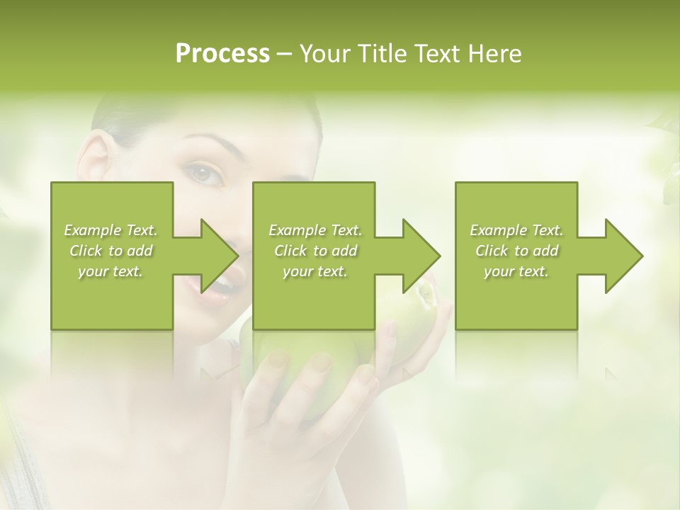 Green Nature Smile PowerPoint Template