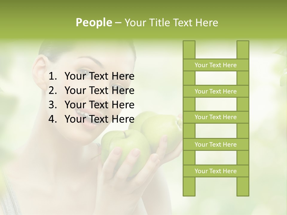 Green Nature Smile PowerPoint Template