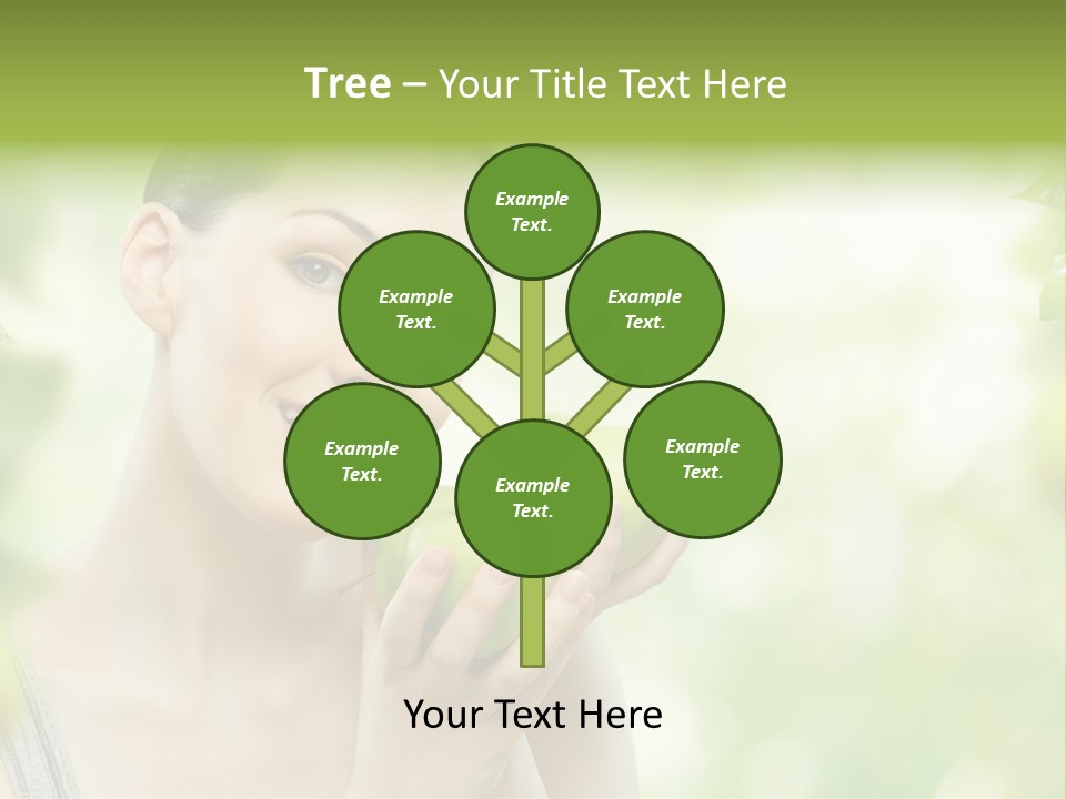 Green Nature Smile PowerPoint Template