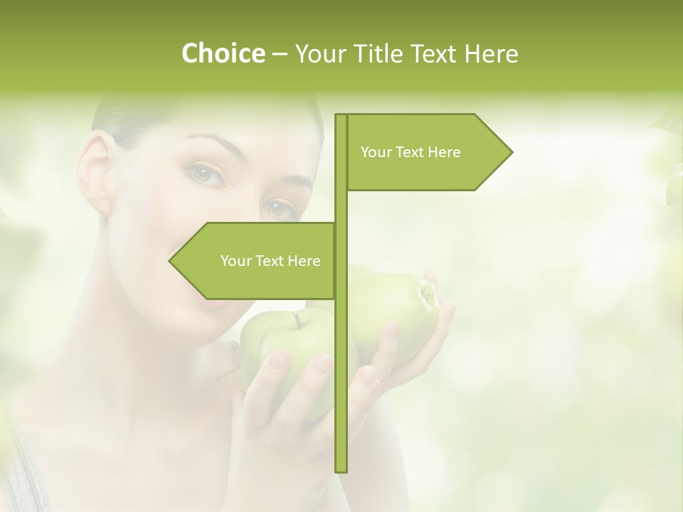 Green Nature Smile PowerPoint Template