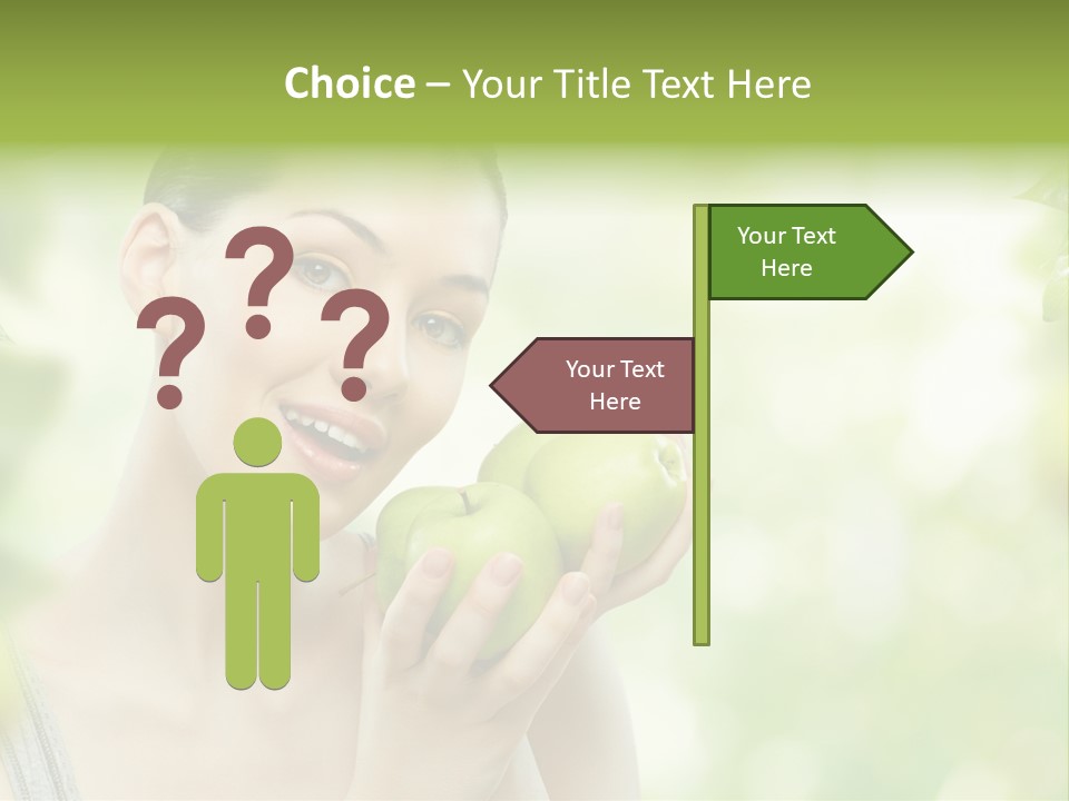 Green Nature Smile PowerPoint Template