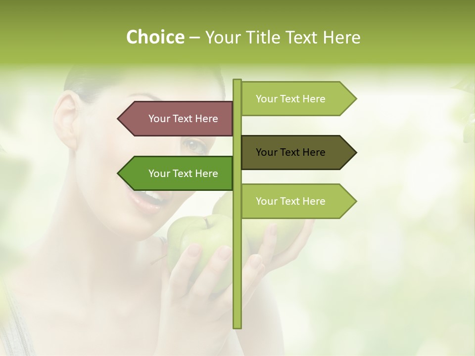 Green Nature Smile PowerPoint Template