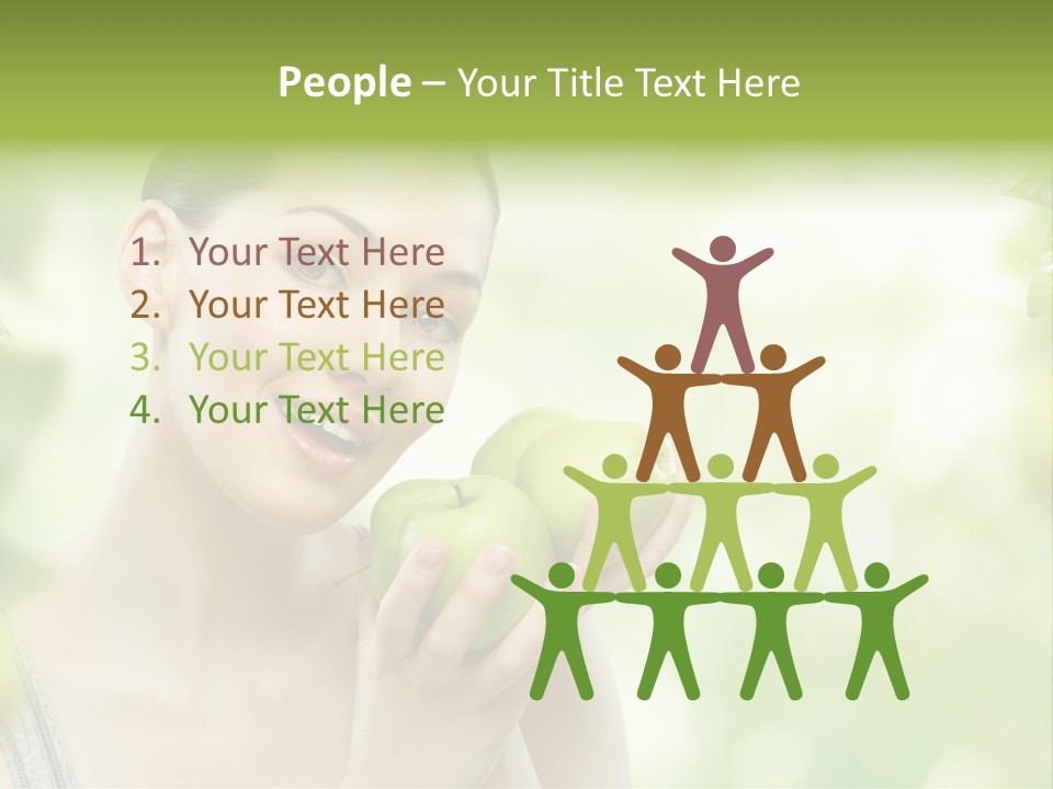 Green Nature Smile PowerPoint Template