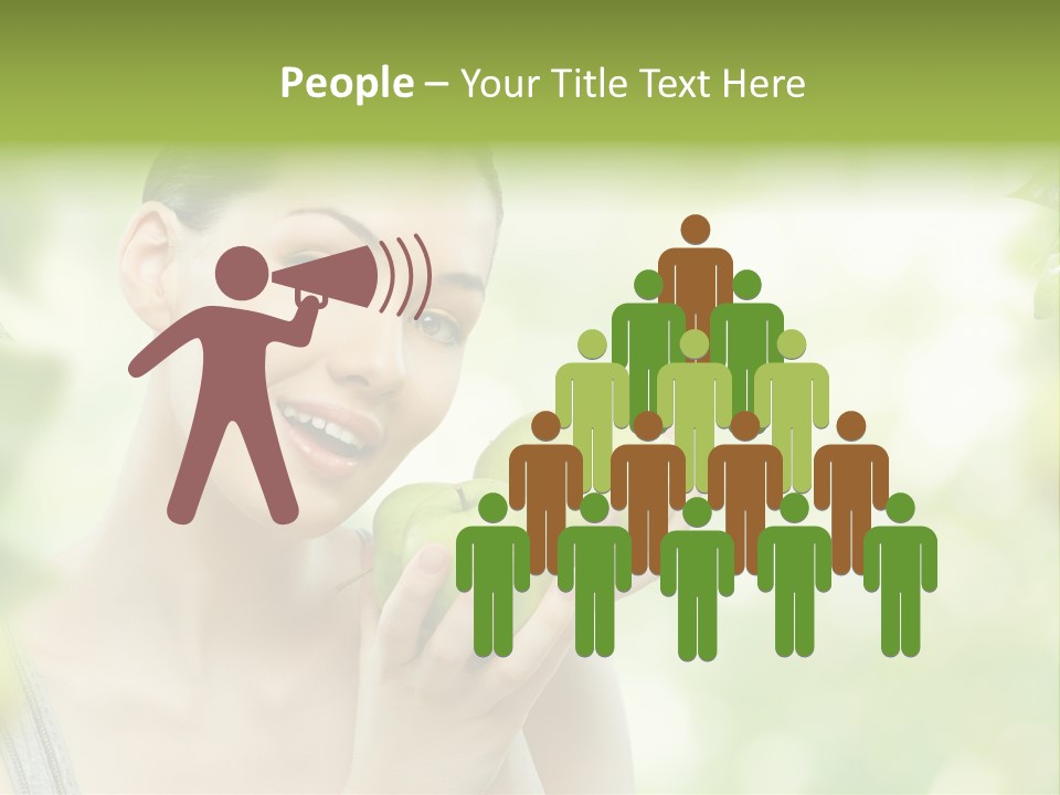 Green Nature Smile PowerPoint Template