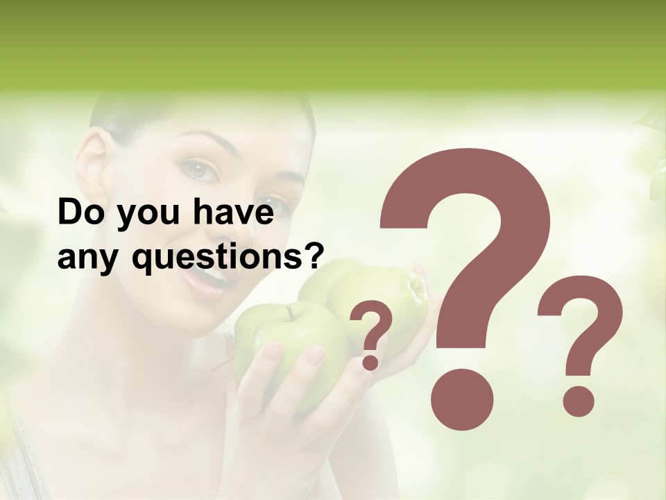 Green Nature Smile PowerPoint Template