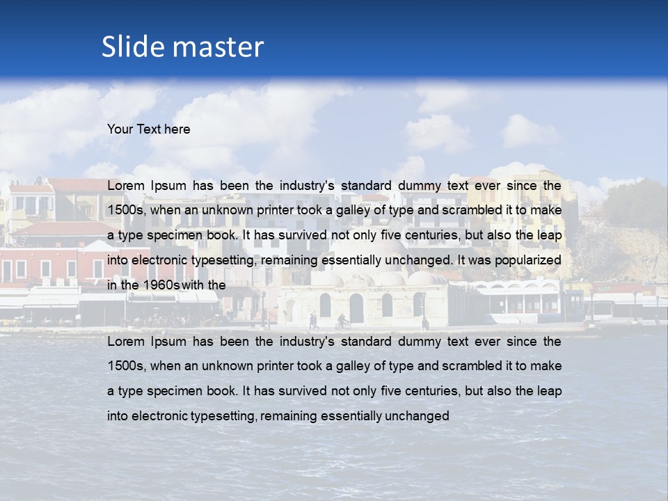 Wave Cloud Mosque PowerPoint Template