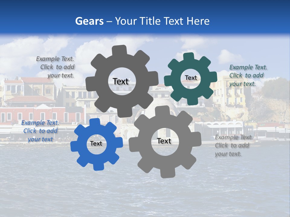 Wave Cloud Mosque PowerPoint Template