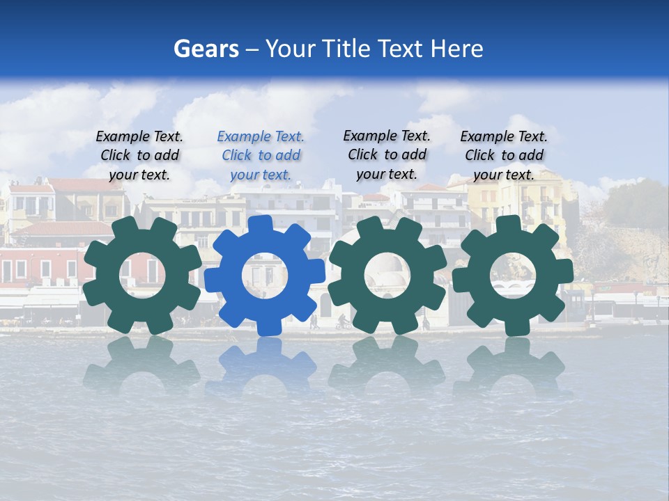 Wave Cloud Mosque PowerPoint Template