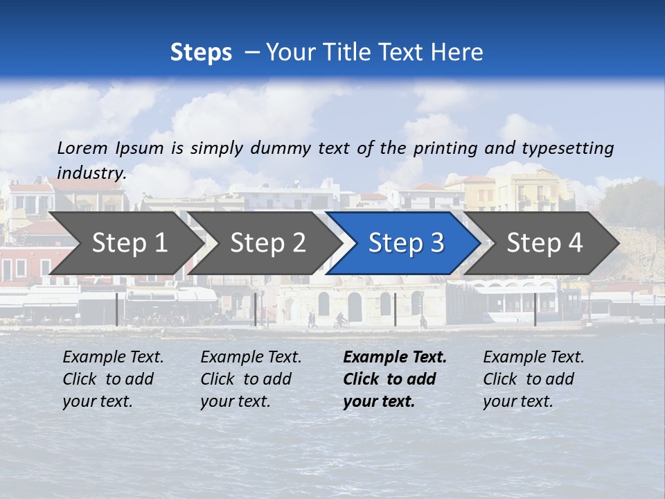 Wave Cloud Mosque PowerPoint Template
