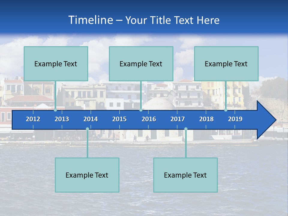 Wave Cloud Mosque PowerPoint Template