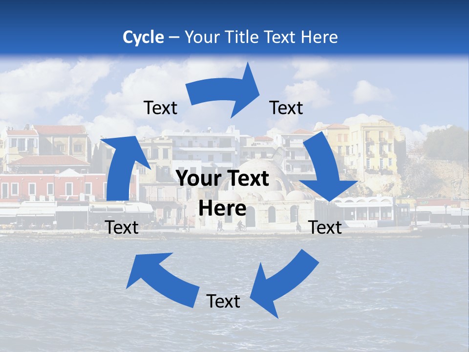 Wave Cloud Mosque PowerPoint Template