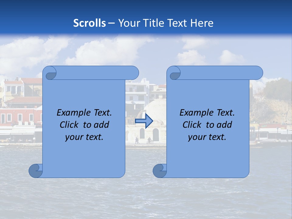 Wave Cloud Mosque PowerPoint Template