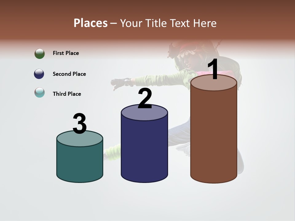 Aerobic Young Cool PowerPoint Template