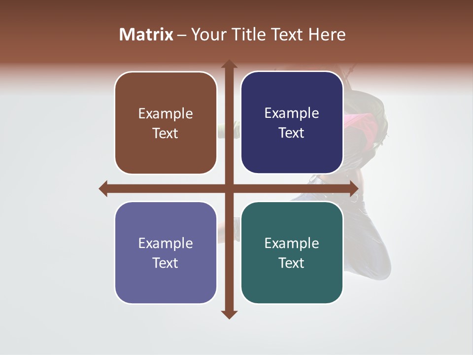 Aerobic Young Cool PowerPoint Template