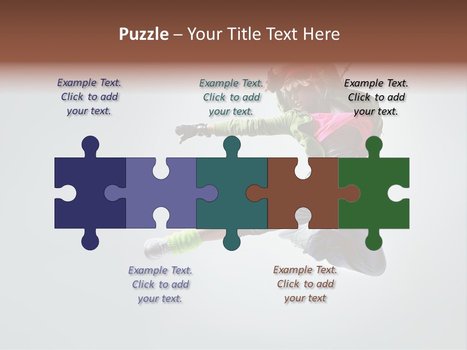 Aerobic Young Cool PowerPoint Template