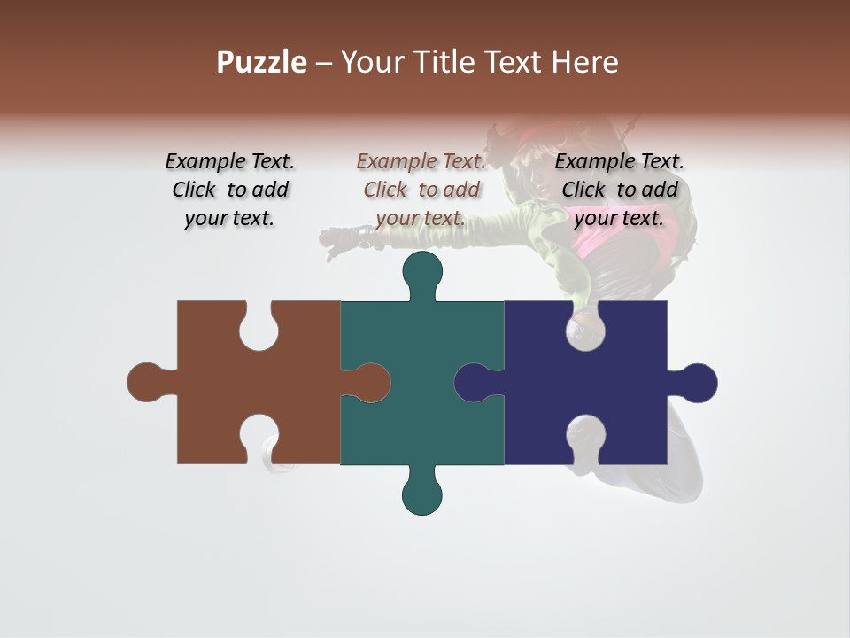 Aerobic Young Cool PowerPoint Template