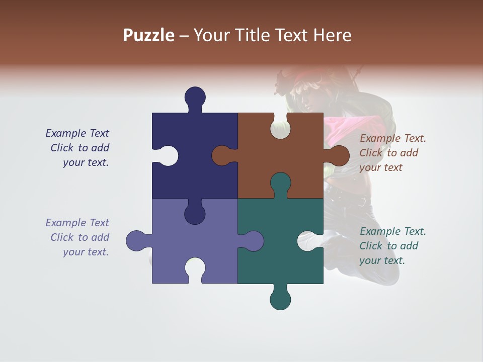 Aerobic Young Cool PowerPoint Template