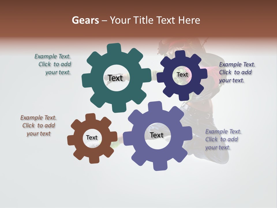 Aerobic Young Cool PowerPoint Template