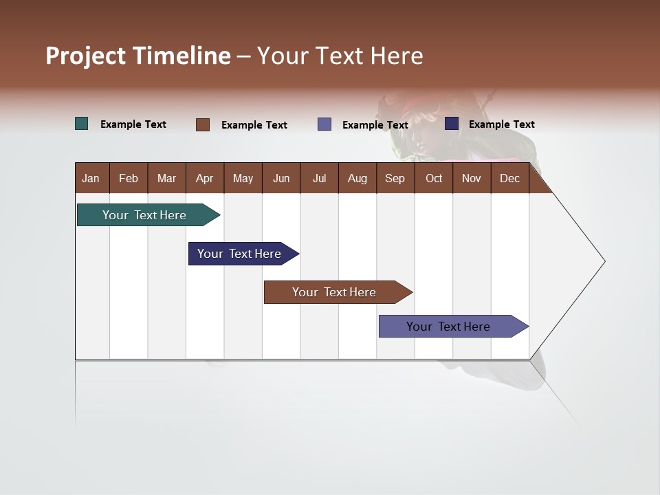 Aerobic Young Cool PowerPoint Template