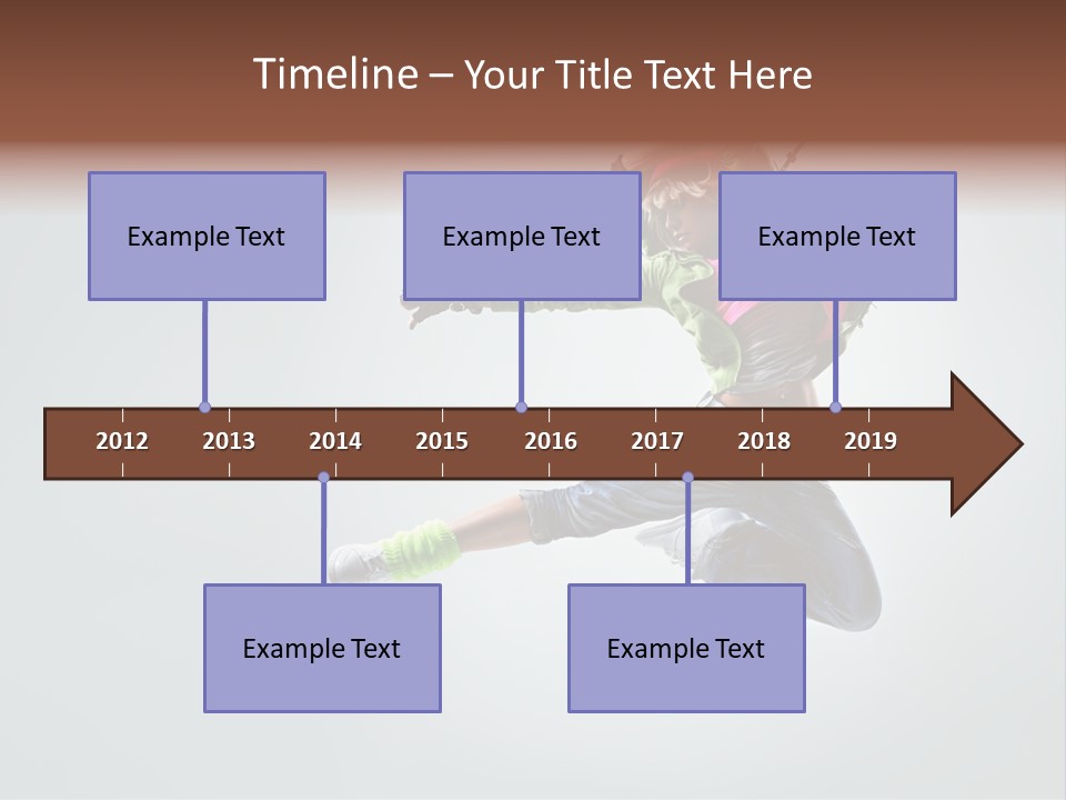 Aerobic Young Cool PowerPoint Template