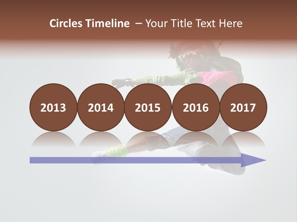 Aerobic Young Cool PowerPoint Template