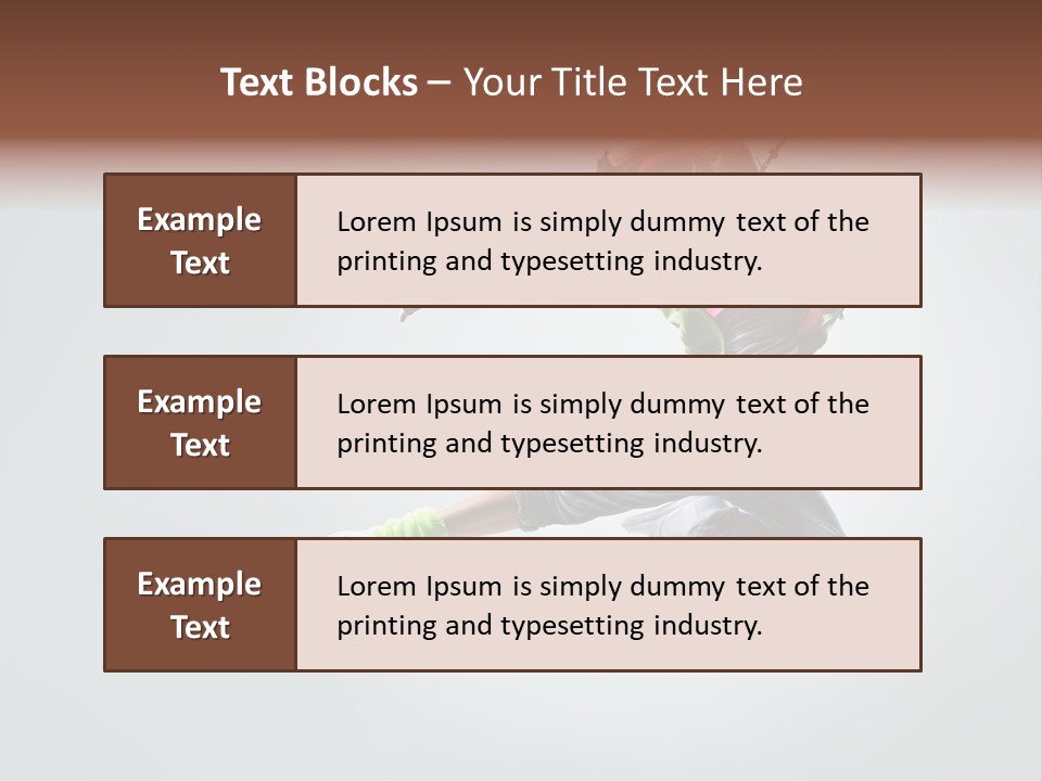 Aerobic Young Cool PowerPoint Template