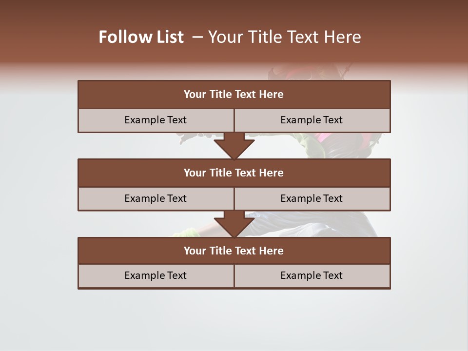 Aerobic Young Cool PowerPoint Template