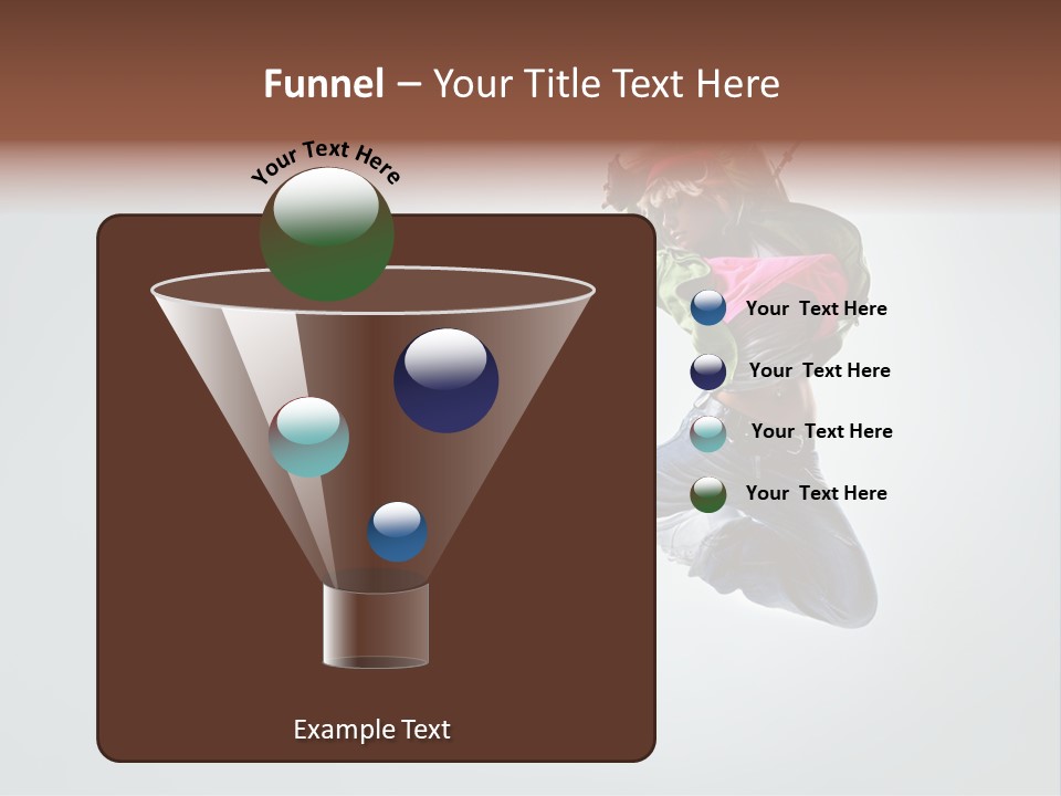 Aerobic Young Cool PowerPoint Template