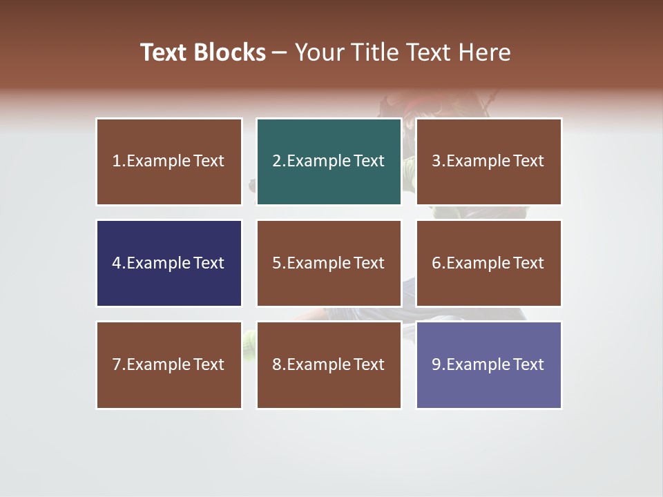 Aerobic Young Cool PowerPoint Template