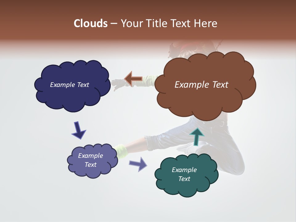 Aerobic Young Cool PowerPoint Template