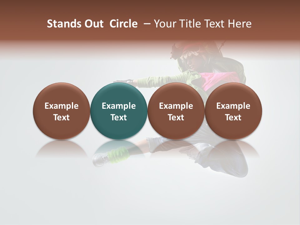 Aerobic Young Cool PowerPoint Template