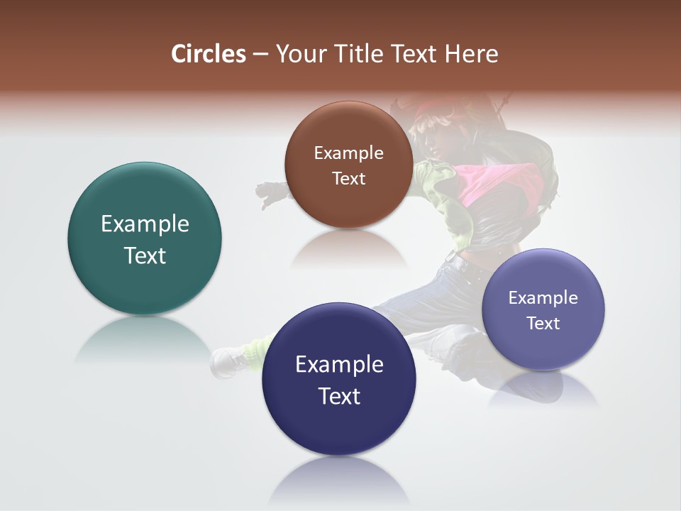 Aerobic Young Cool PowerPoint Template