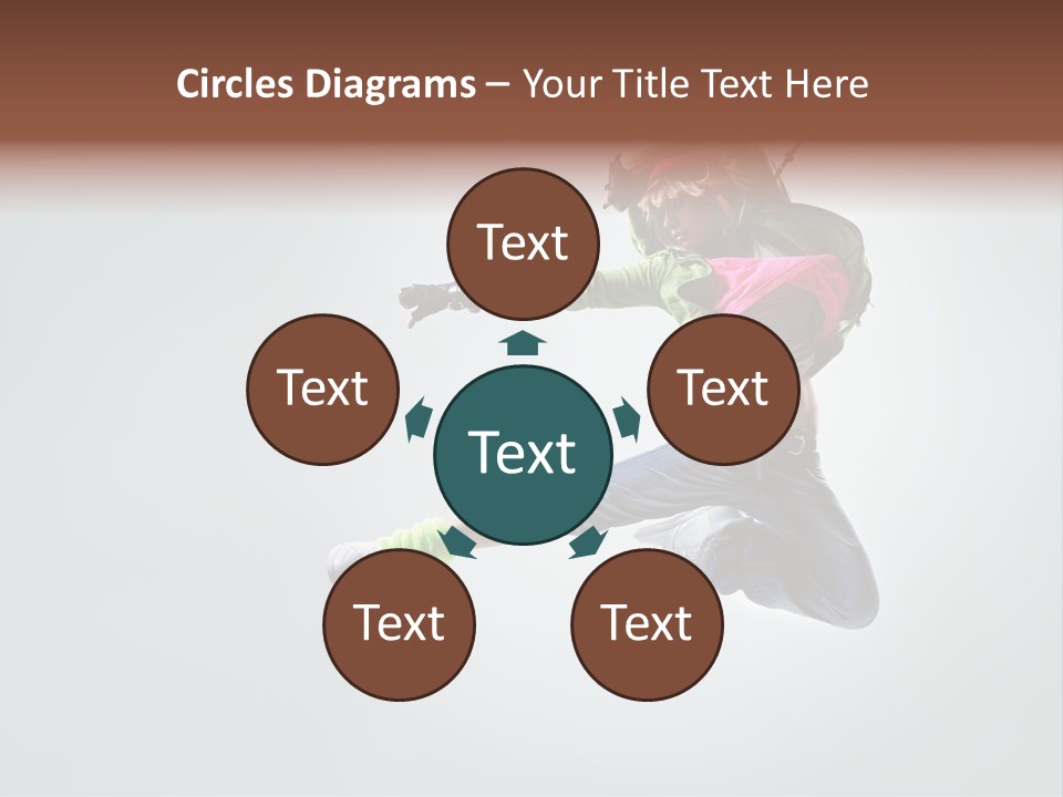 Aerobic Young Cool PowerPoint Template