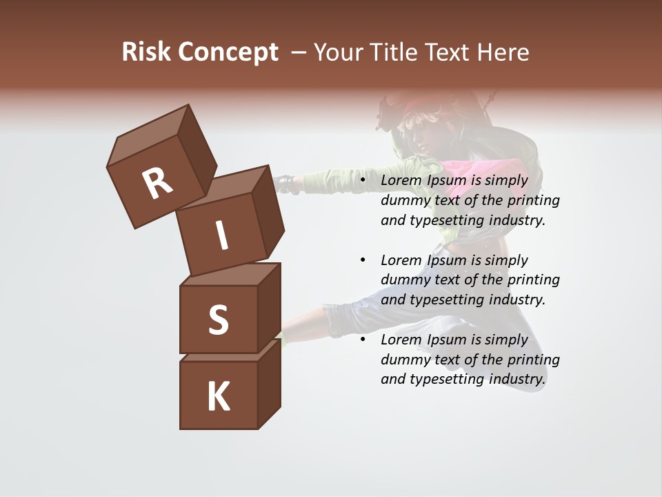 Aerobic Young Cool PowerPoint Template