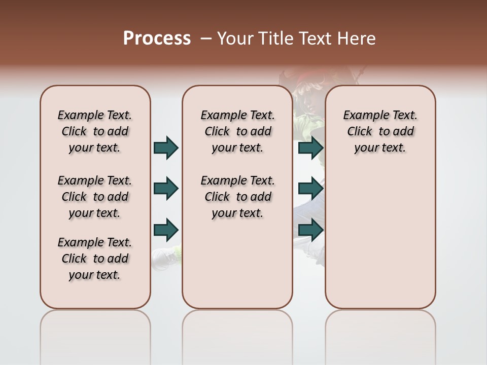 Aerobic Young Cool PowerPoint Template